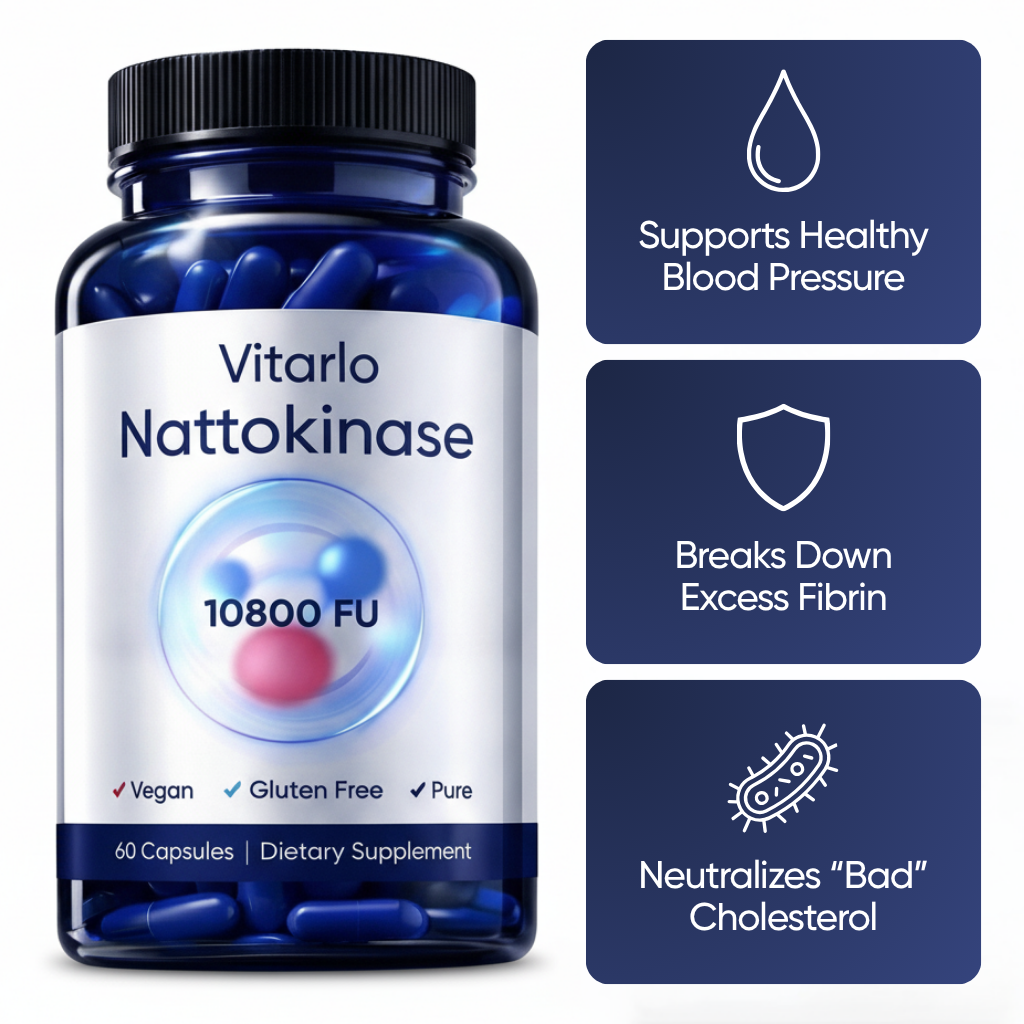 10,800 FU Nattokinase - Clinical-Strength Cardiovascular Protocol