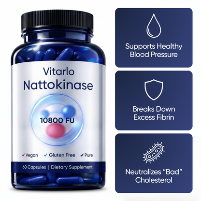 10,800 FU Nattokinase - Clinical-Strength Cardiovascular Protocol