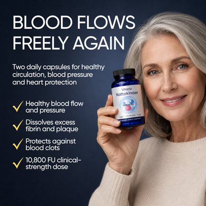 10,800 FU Nattokinase - Clinical-Strength Cardiovascular Protocol